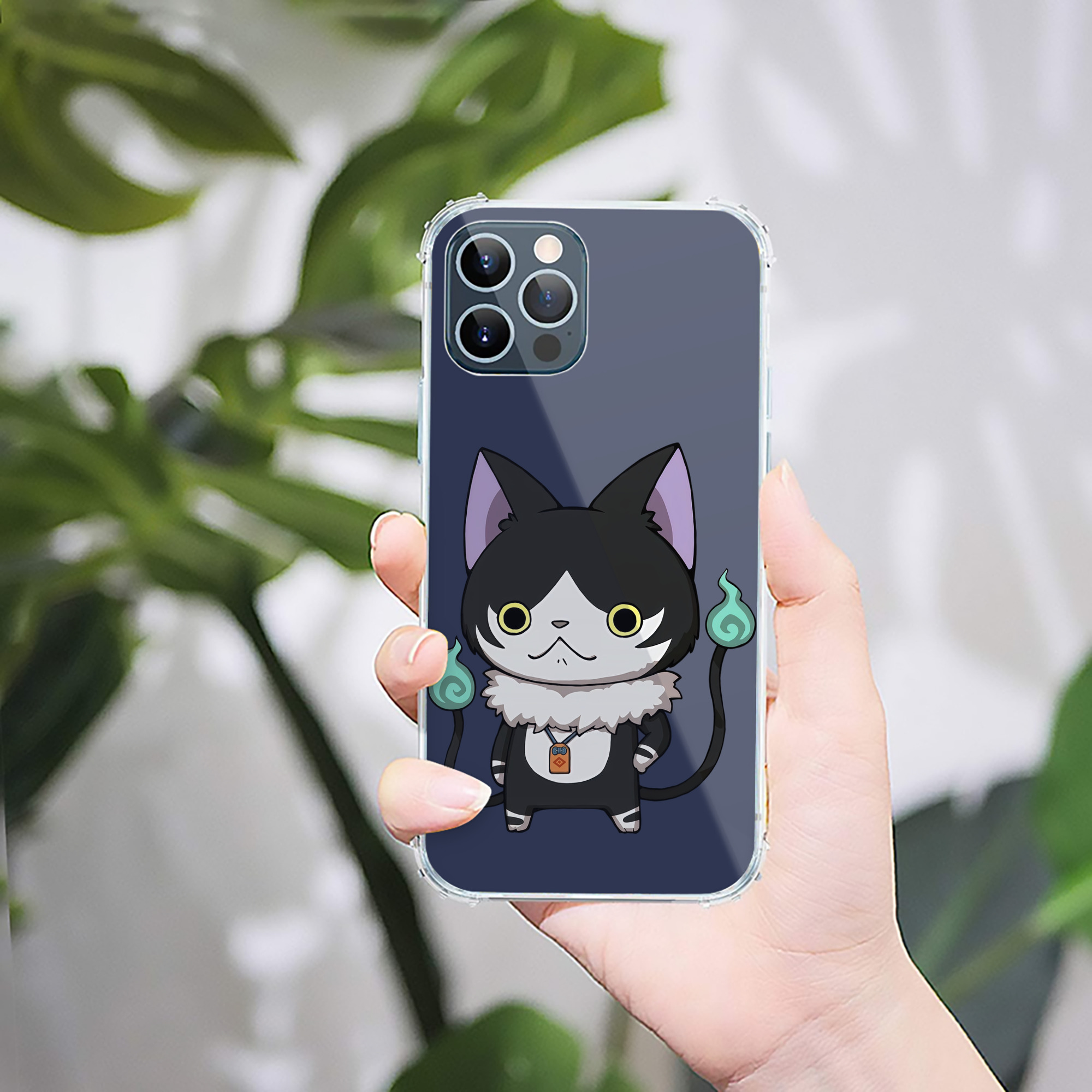 （画像用） 妖怪ウォッチ Yo-kai Watch 【iPhone 12シリーズ対応】透明スマホケース（クリアソフトケース）